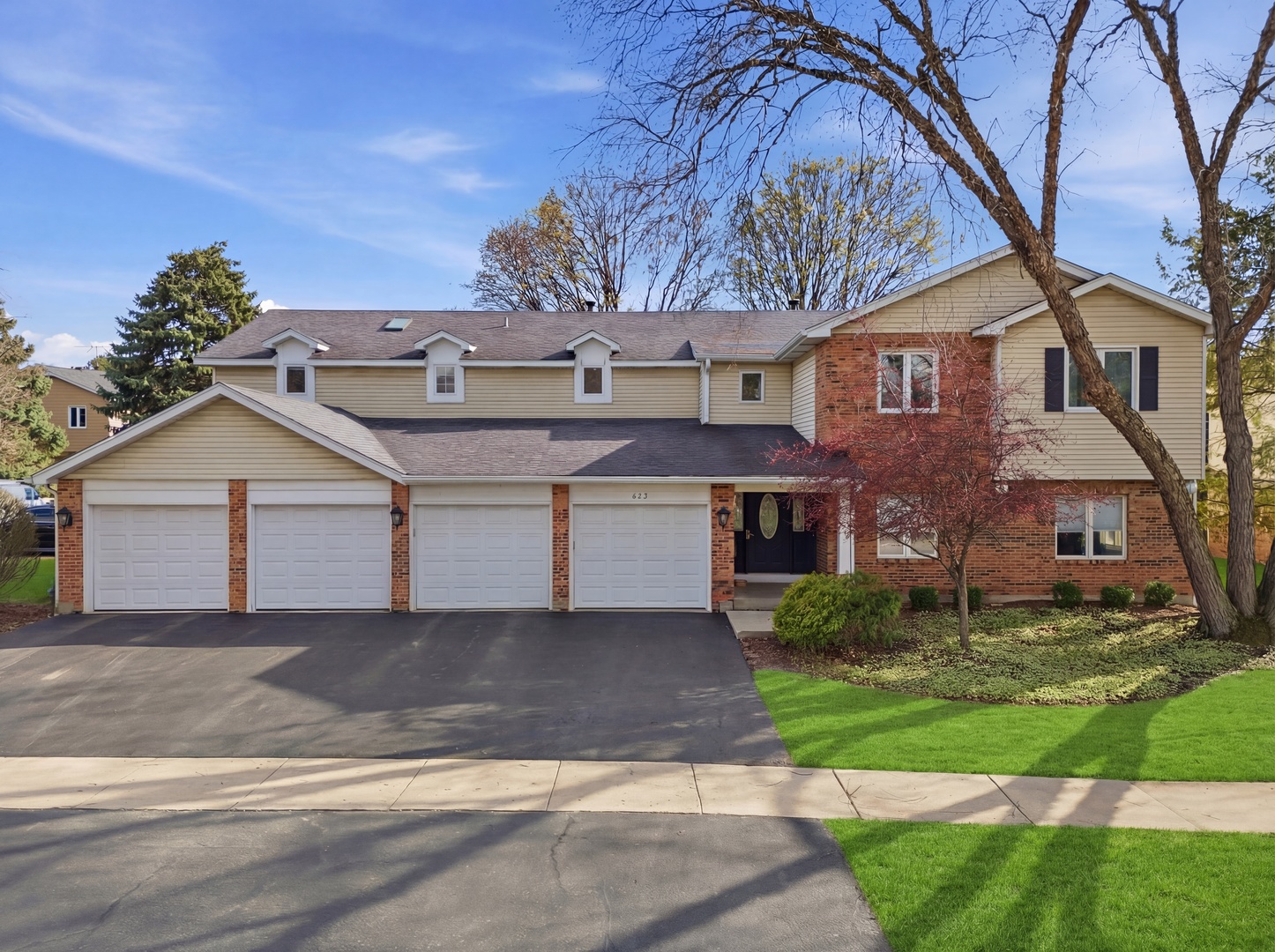 front view of house with a yard