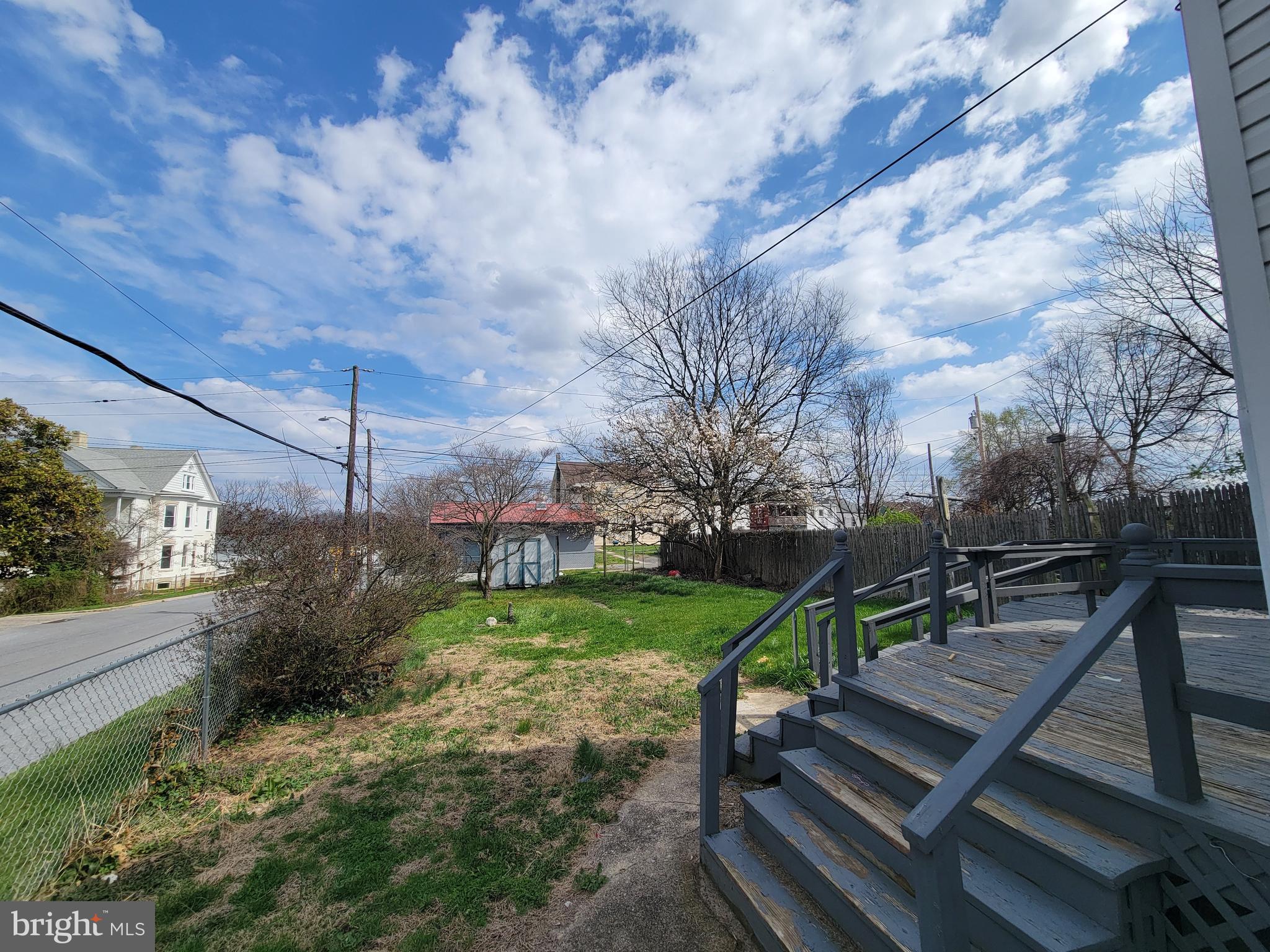 400 Ridge Avenue Hagerstown, MD 21740 - Photo 3 of 11 Rear yard with shed
