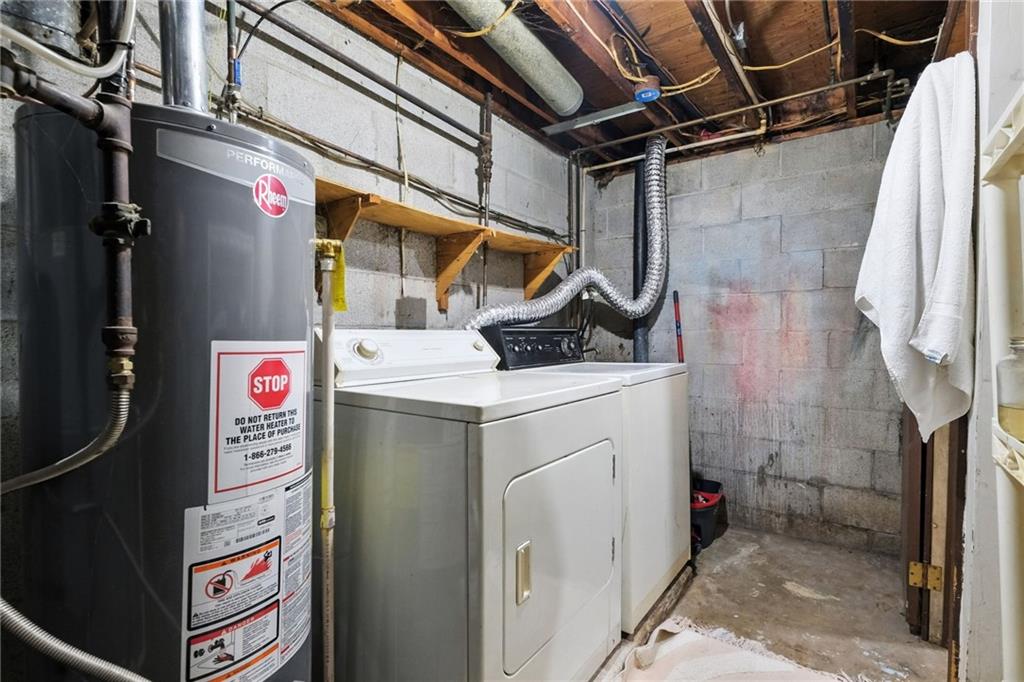 553 Indus Street Pittsburgh, PA 15207 - Photo 25 of 41 a utility room with dryer and washer