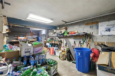 a room with storage and utility