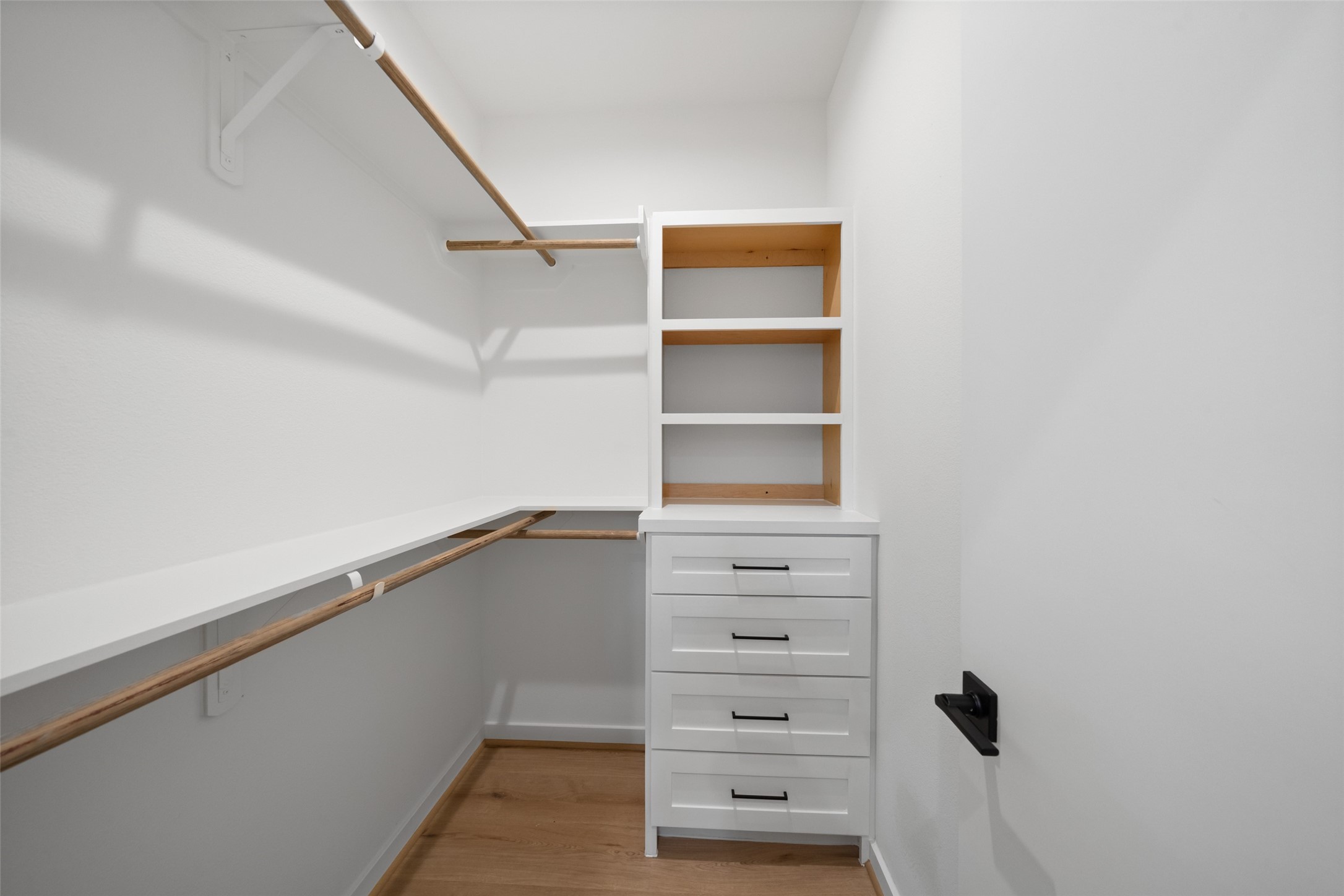 1408 Enid Street, Unit A Houston, TX 77009 - Photo 15 of 28 a close up view of walk in closet