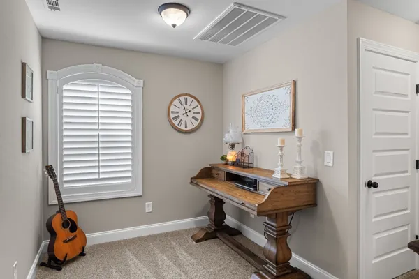 a workspace with a window