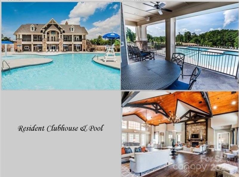 16645 Turtle Point Road Charlotte, NC 28278 - Photo 45 of 48 a view of a living room and kitchen floor and a floor to ceiling window