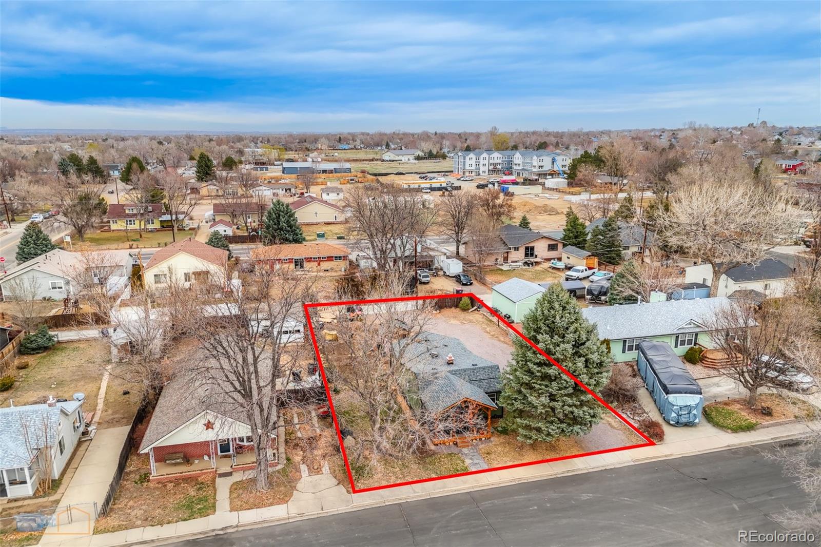 329 2nd Street Frederick, CO 80530 - Photo 8 of 49 an aerial view of a city