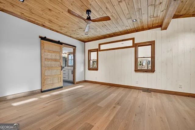 a view of an empty room