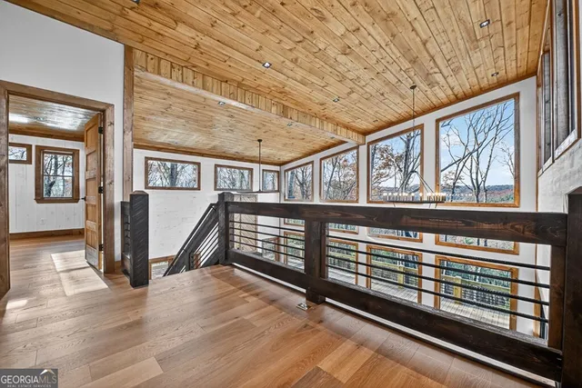 a view of an empty room