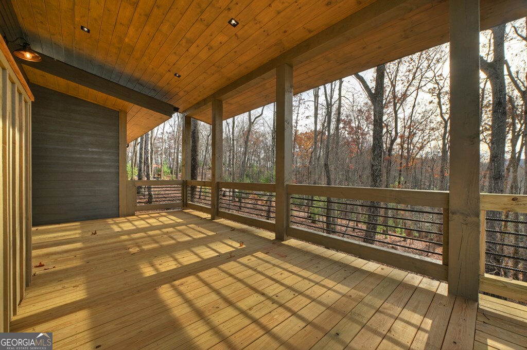 21 Mountain Trace Cherry Log, GA 30522 - Photo 47 of 49 a view of balcony and floor to ceiling windows