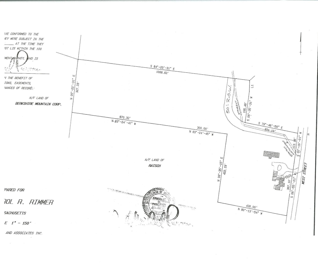 295 W Road Alford, MA 01266 - Photo 37 of 37 Map/Plot Plan