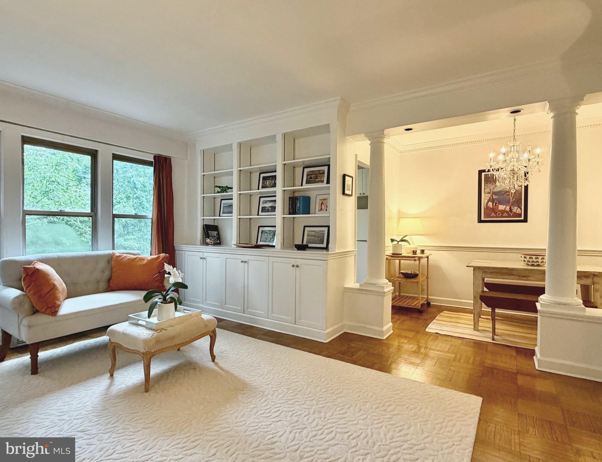 2500 Q Street Northwest, Unit 307 Washington, DC 20007 - Photo 1 of 16 Elegant living room w/ lots of natural light