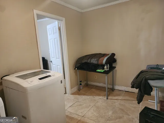 a room with storage and utility