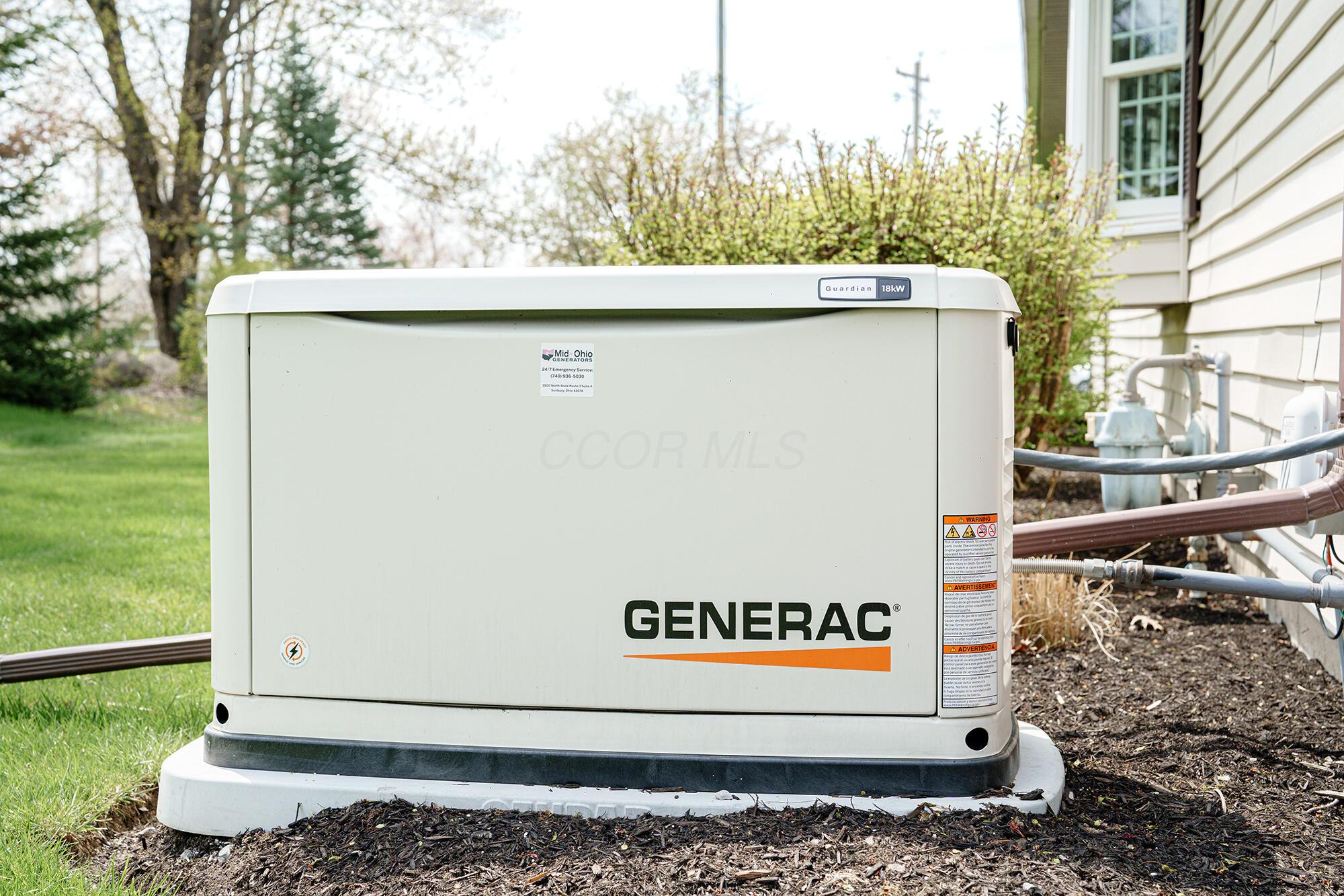 581 Curve Road Delaware, OH 43015 - Photo 23 of 28 Whole House Generator