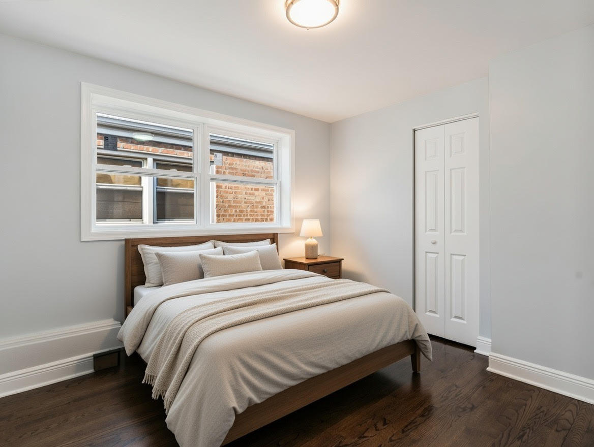 7502 64th Street Summit, IL 60501 - Photo 13 of 31 a bedroom with a bed and a window