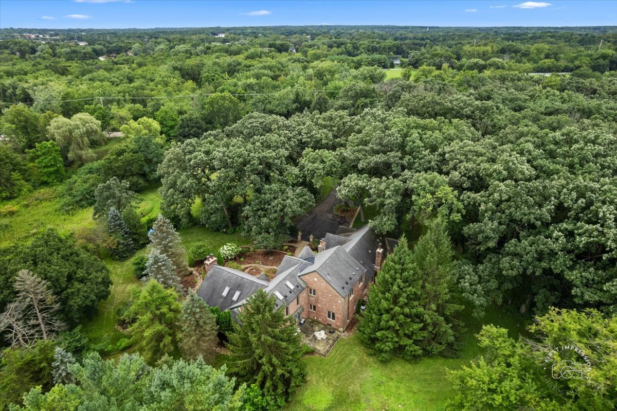 27158 West Cuba Road Barrington, IL 60010 - Photo 50 of 51 an aerial view of a house with a yard