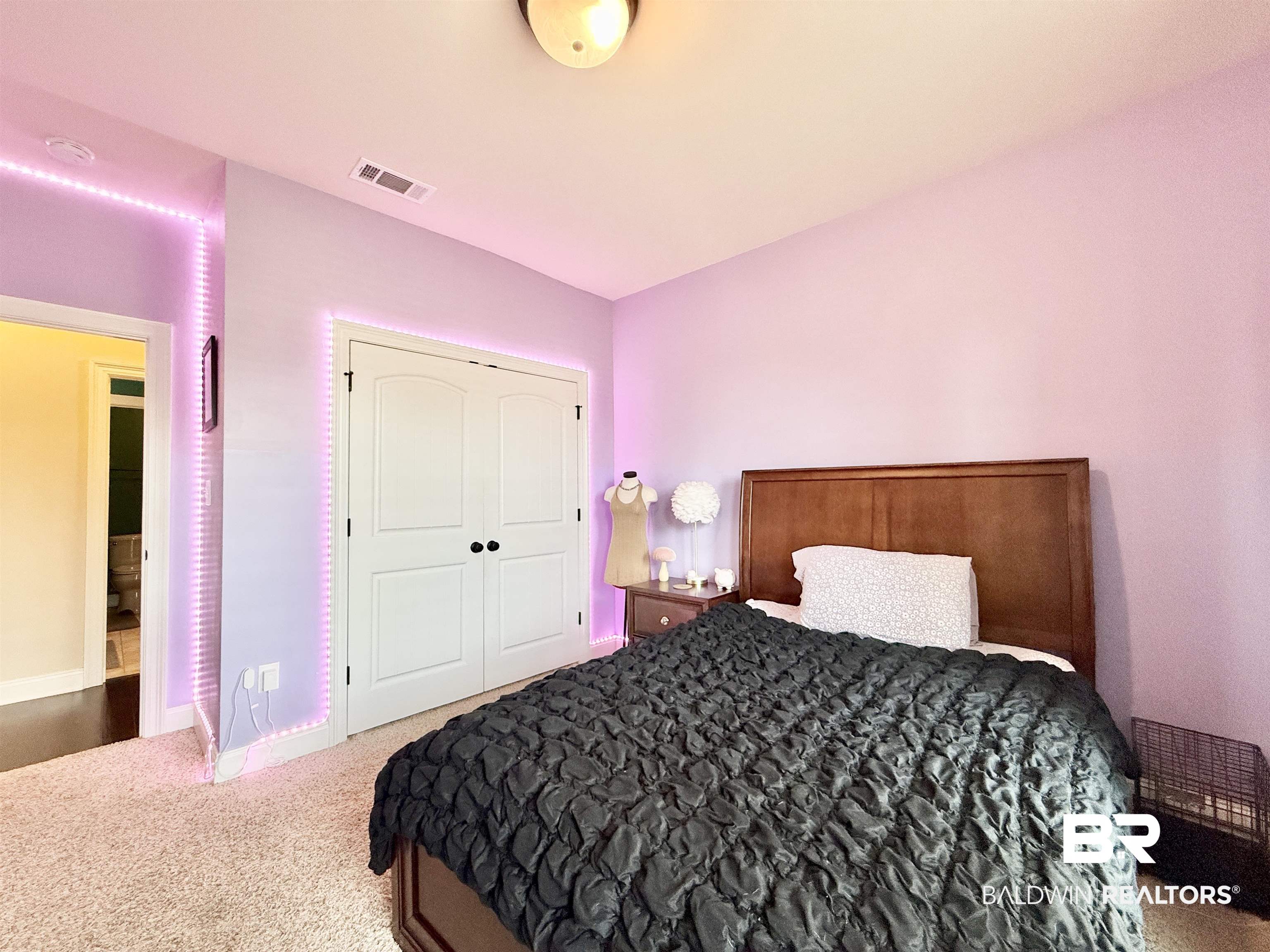 7011 Rocky Rd Loop Gulf Shores, AL 36542 - Photo 37 of 66 Bedroom featuring light carpet and a closet