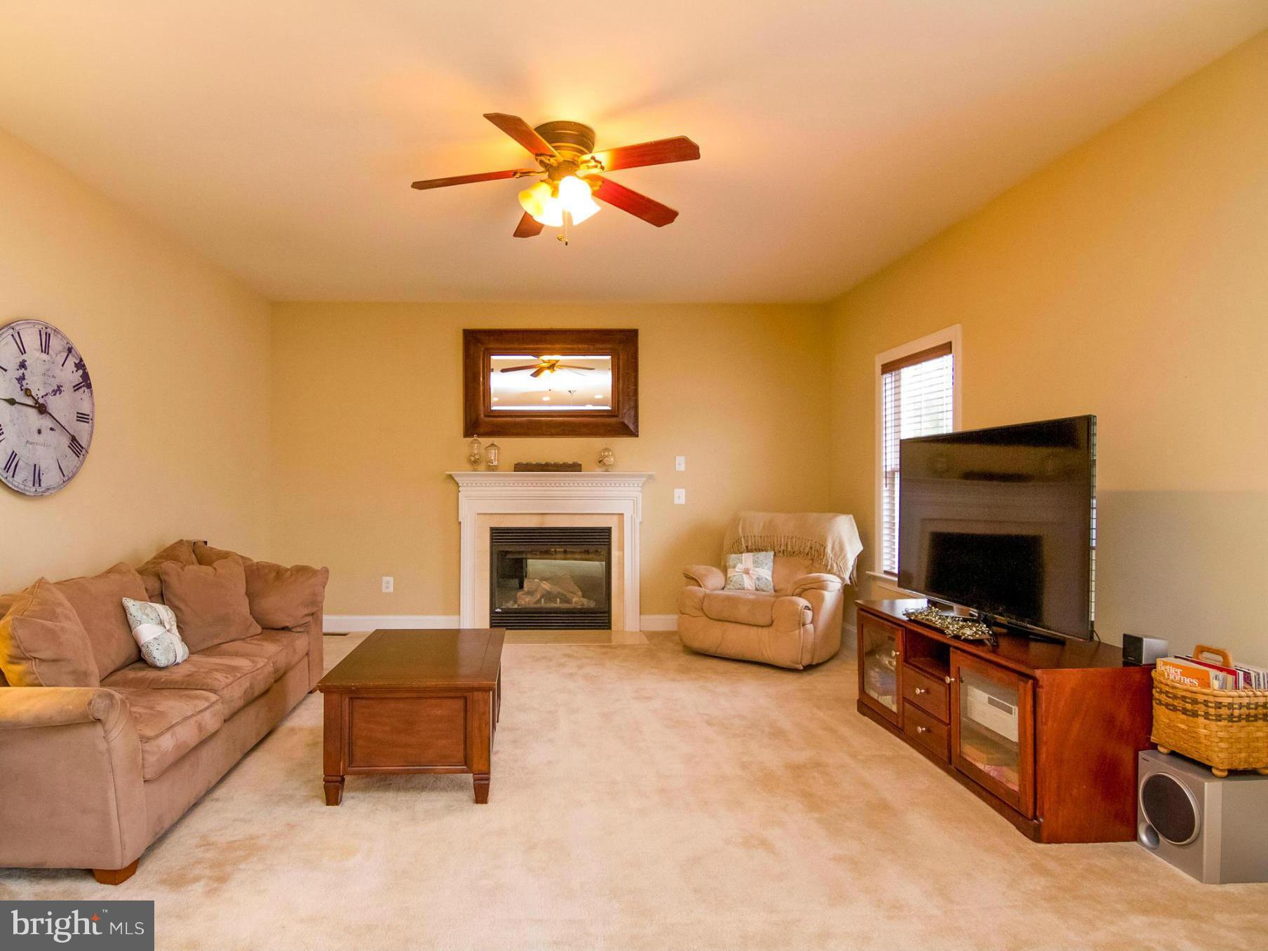 4021 Brummel Road Pasadena, MD 21122 - Photo 13 of 27 a living room with furniture a fireplace and a flat screen tv