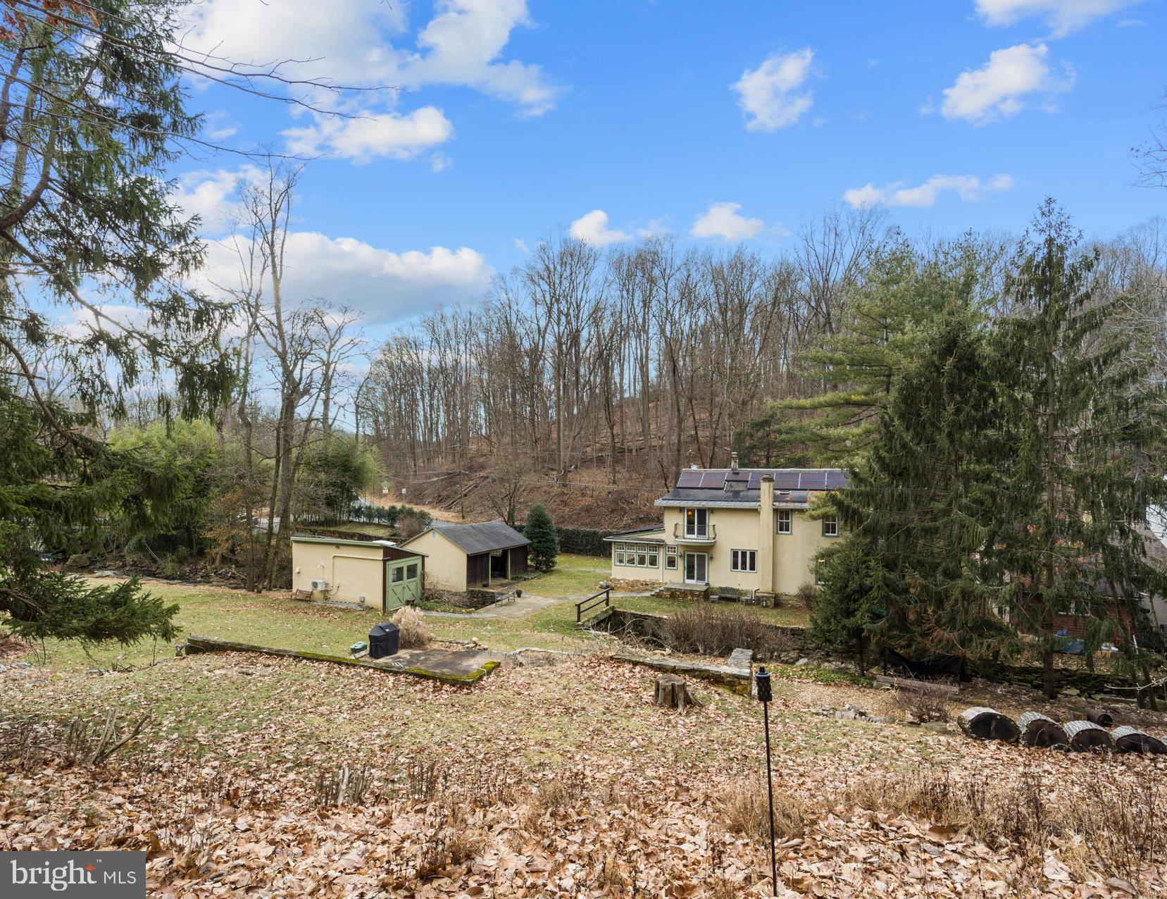 4276 State Road Phoenixville, PA 19460 - Photo 47 of 56 Winter view of property from hillside