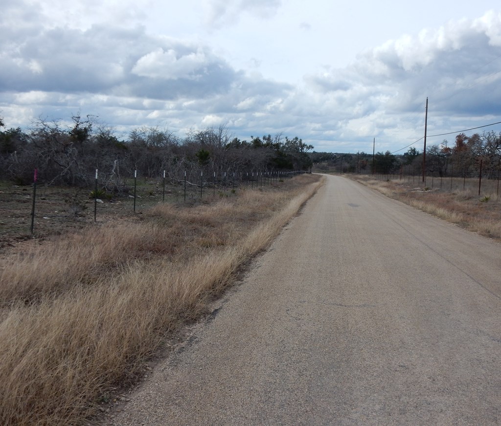 5101 Old Harper Road Harper, TX 78631 - Photo 3 of 17 a view of a dry yard with wooden fence