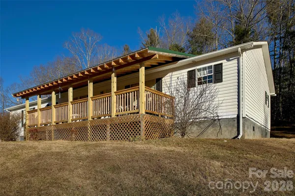 a house view with a outdoor space