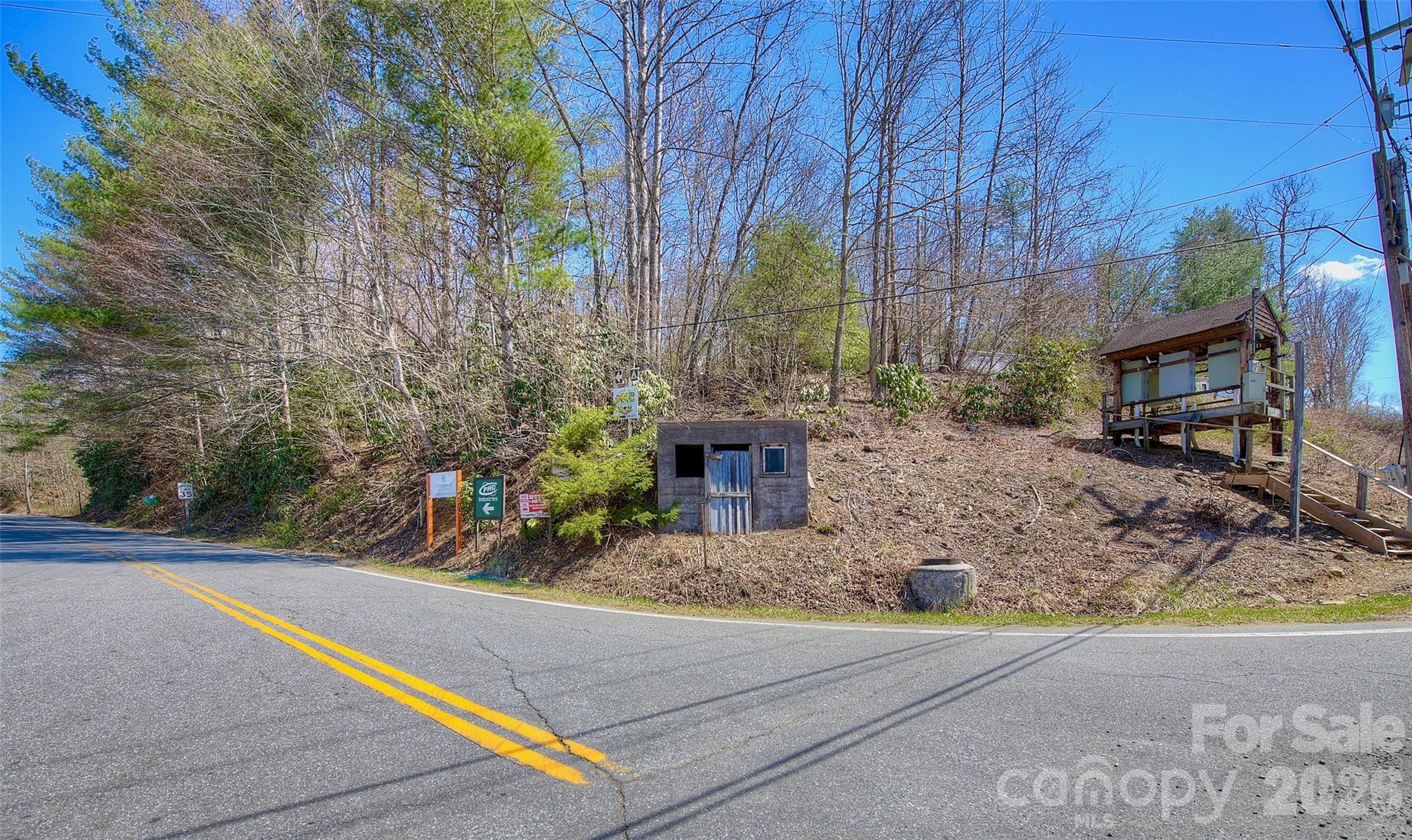 3 Altapass Trail Spruce Pine, NC 28777 - Photo 42 of 43 a view of a park with plants and a bench
