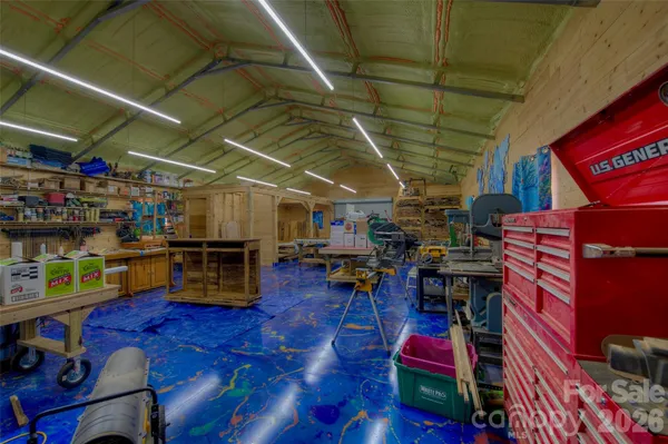 a view of backyard with green space