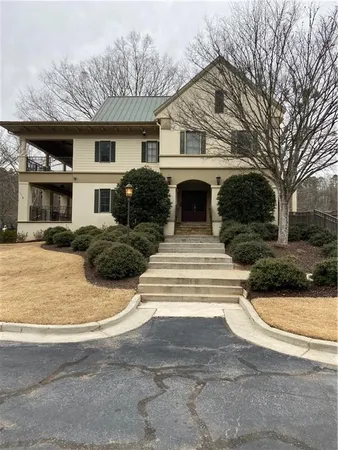 front view of house with a yard
