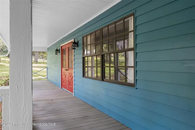 a view of an outdoor space with seating
