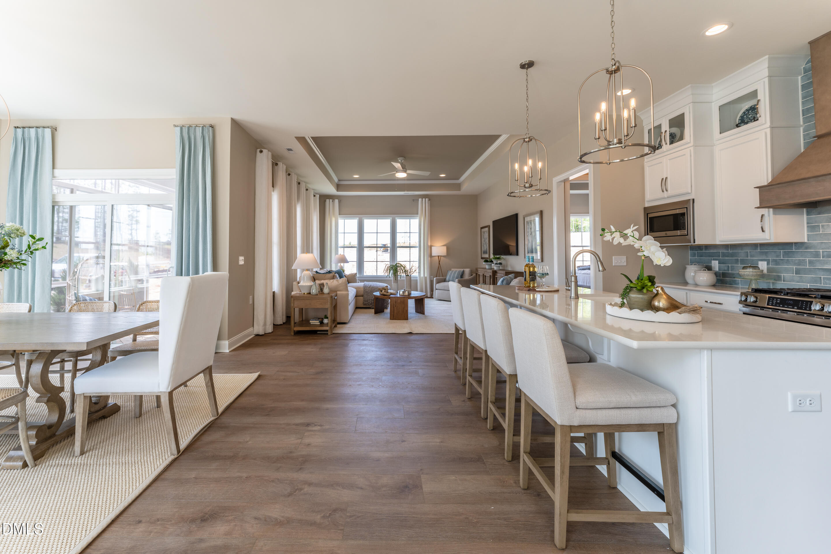 331 Oak Meadow Lane Angier, NC 27501 - Photo 6 of 32 a large kitchen with a table and chairs