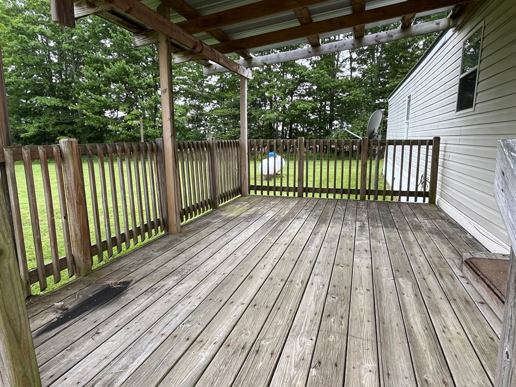 23701 Range Road Union City, PA 16438 - Photo 28 of 33 a view of backyard with a wooden deck