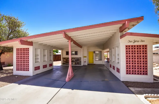 a view of a building with a outdoor space