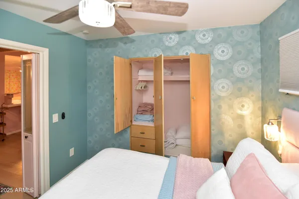 a bathroom with a bathtub and sink