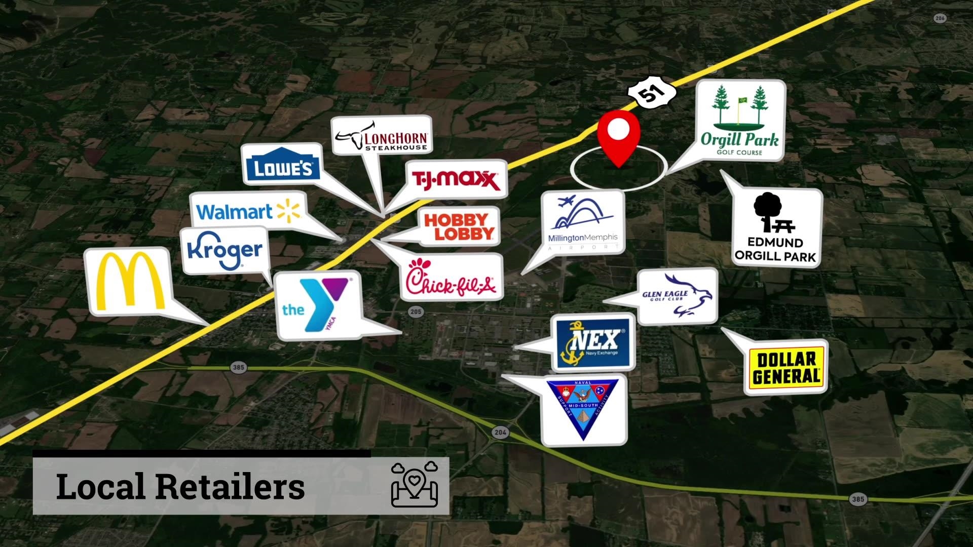0 Bethuel Road, Unit LOT 7 Millington, TN 38053 - Photo 16 of 16 Map of property / related area