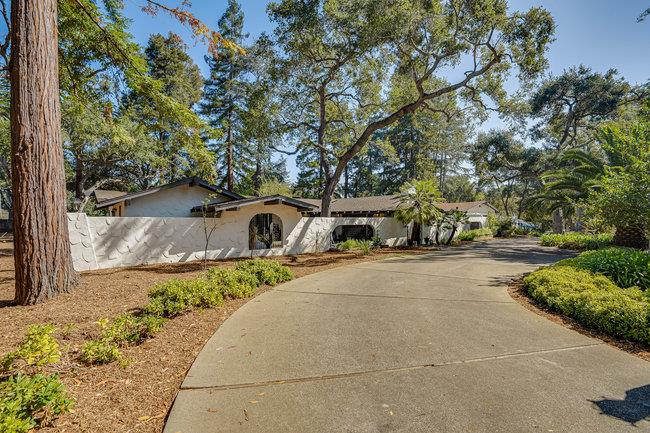 1 Edge Road Atherton, CA 94027 - Photo 2 of 33 a view of a street with houses
