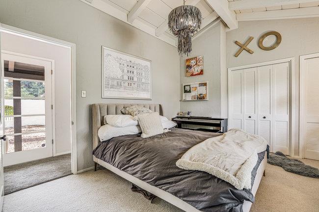 1 Edge Road Atherton, CA 94027 - Photo 19 of 33 a bedroom with bed and a window