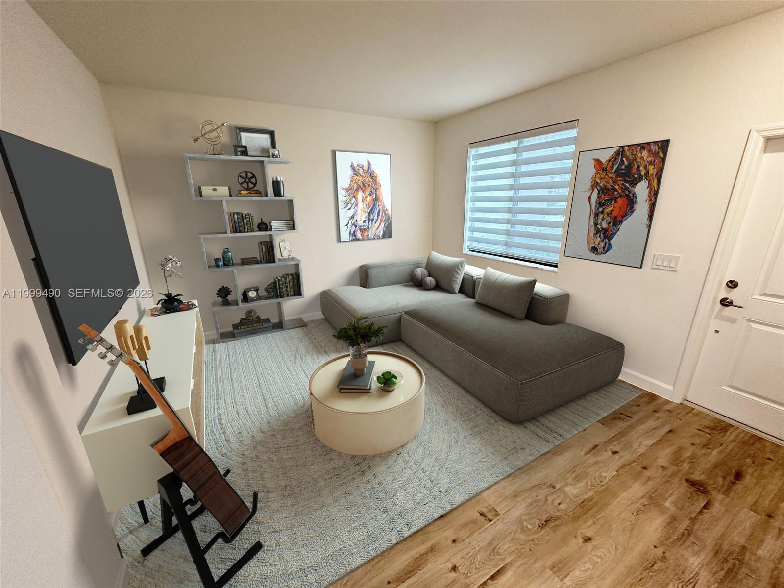 949 Northeast 211th Street Miami, FL 33179 - Photo 5 of 27 a living room with furniture and a window