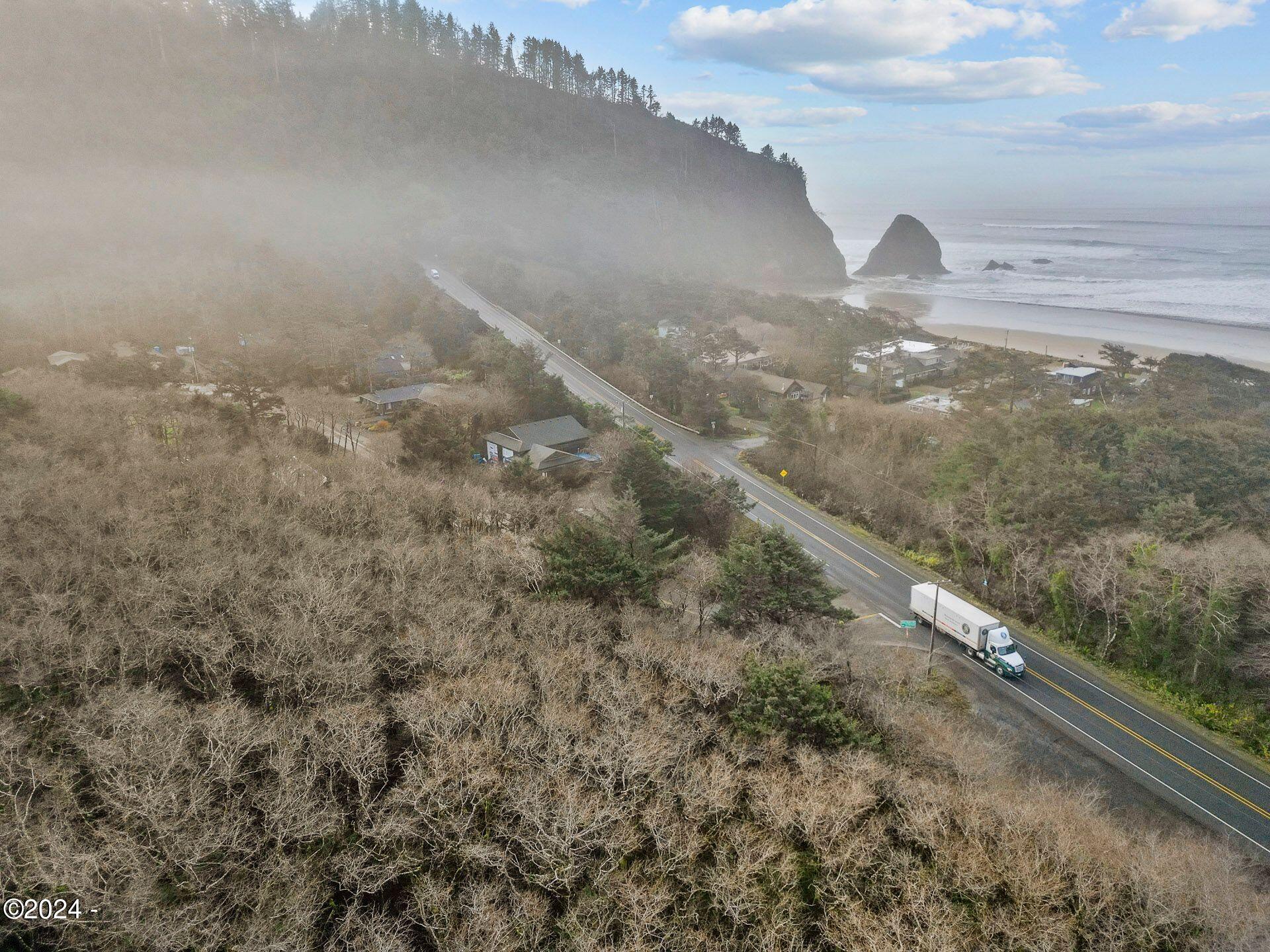 8500 East Beach Road Arch Cape, OR 97102 - Photo 11 of 19 Drone SW facing
