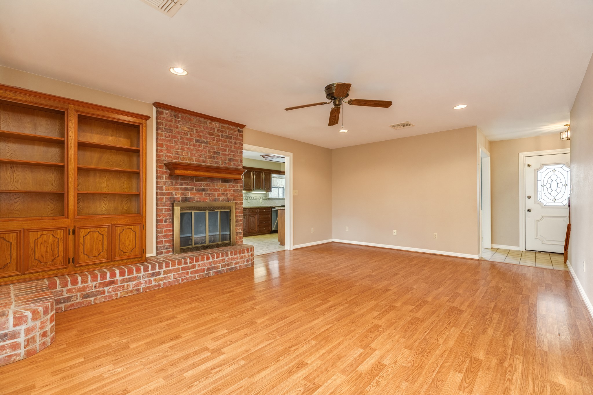 212 Any Way Street Lake Jackson, TX 77566 - Photo 12 of 28 a view of a livingroom with a fireplace