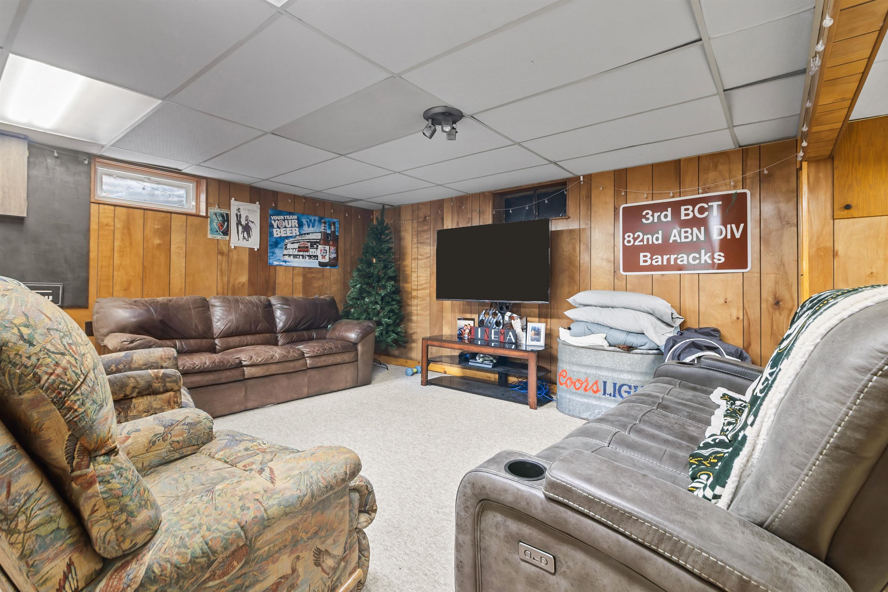 108 East Grove Street Poplar Grove, IL 61065 - Photo 20 of 30 a living room with furniture and a flat screen tv