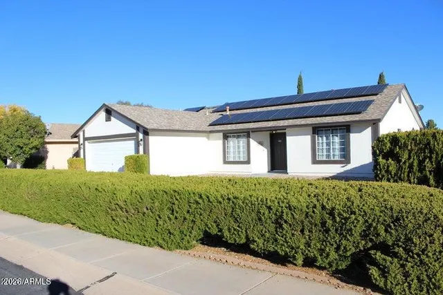 a house view with a outdoor space