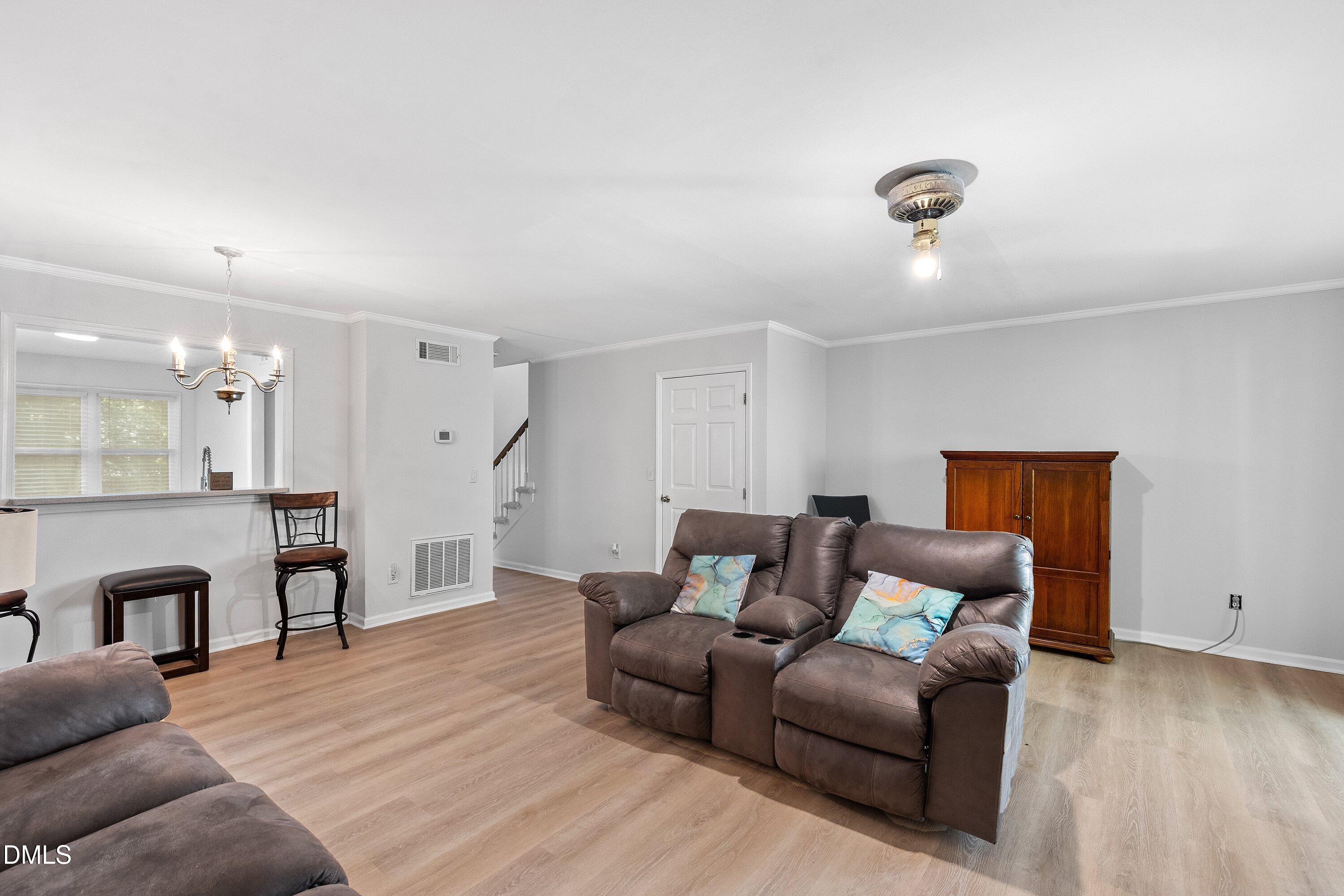 305 Broad Leaf Circle Raleigh, NC 27613 - Photo 5 of 15 Sightline view from the kitchen