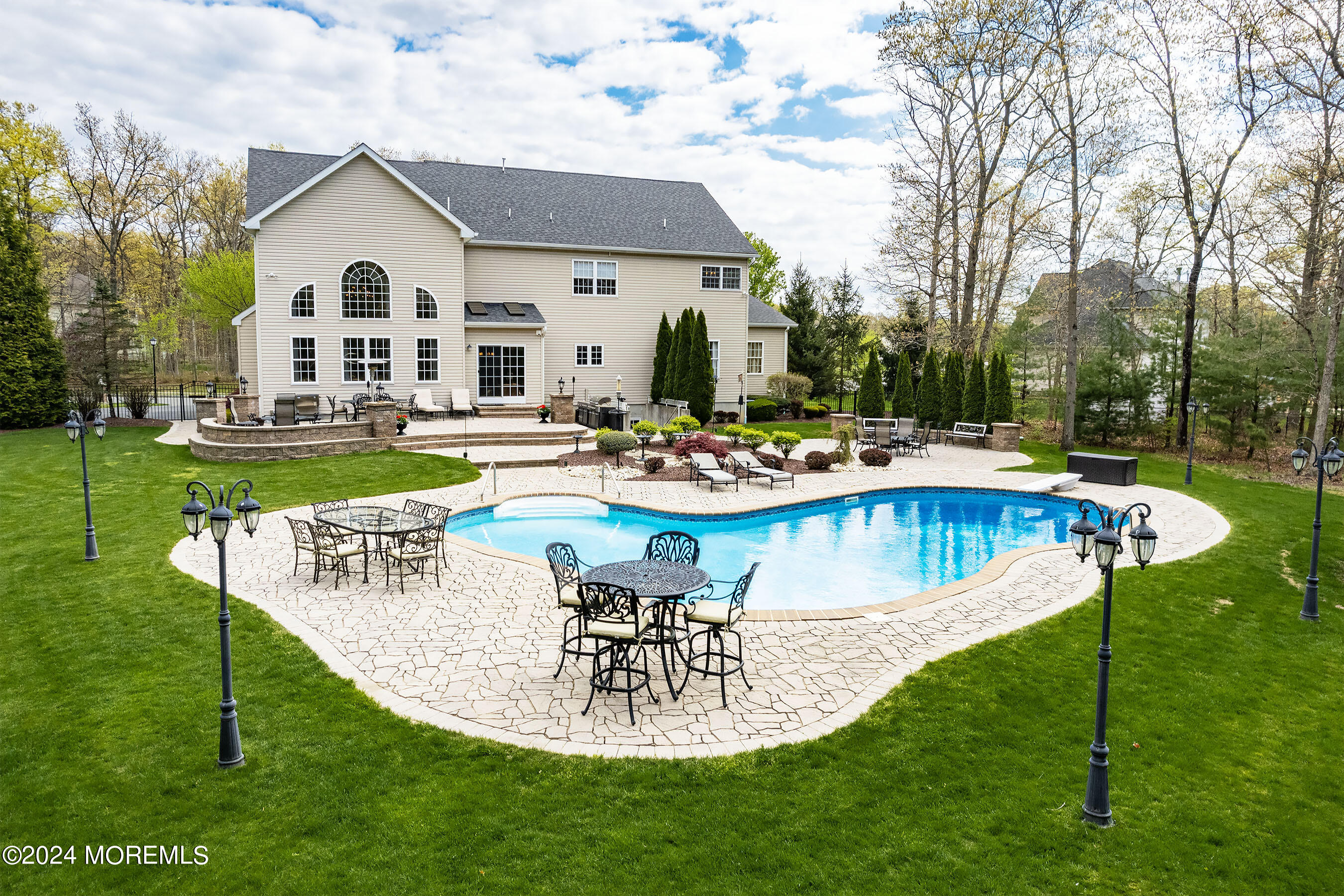 15 Summers Drive Jackson, NJ 08527 - Photo 78 of 83 a view of a house with swimming pool and a yard