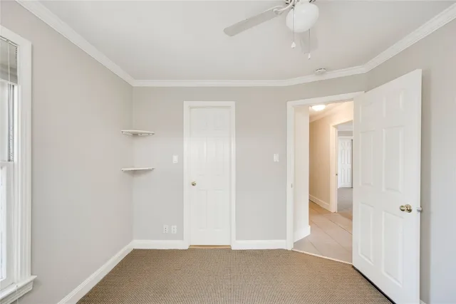 a view of an empty room