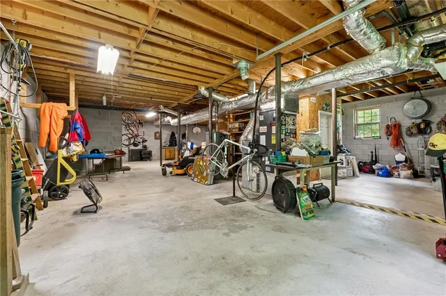 a view of a storage room with a lot of stuff