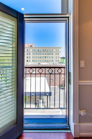 a view of front door