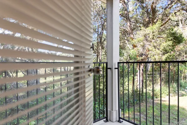 a view of a balcony