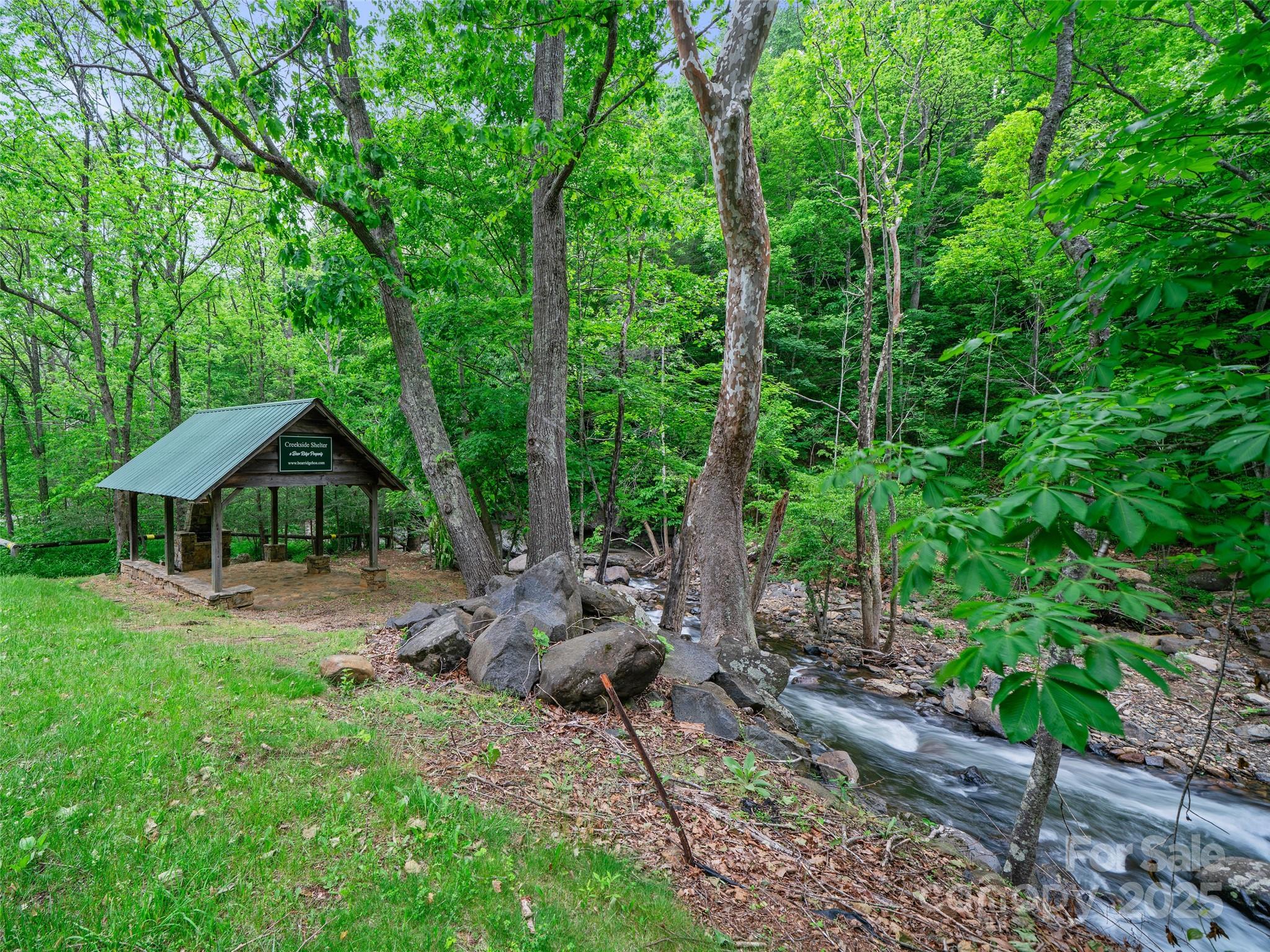198 Grace Ridge Road Bakersville, NC 28705 - Photo 23 of 27 a view of backyard of house and green space