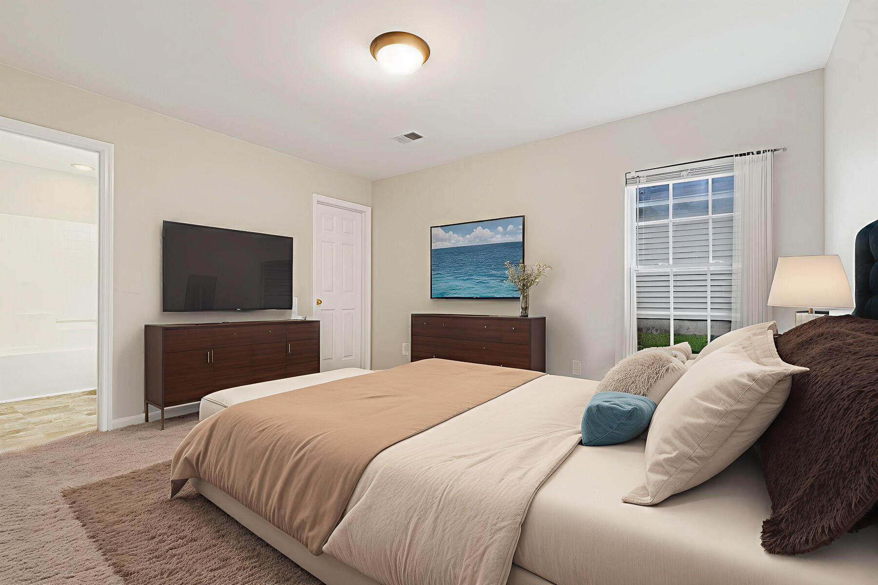 109 Malibu Road Summerville, SC 29483 - Photo 14 of 33 Primary Bedroom Digitally Staged