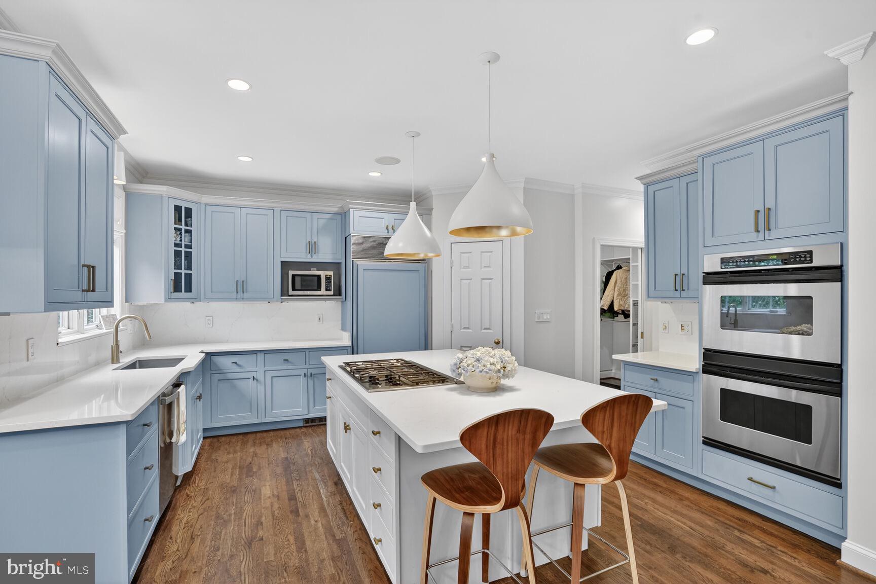 4837 W Street Northwest Washington, DC 20007 - Photo 13 of 59 Gourmet kitchen- Thermador and Sub Zero appliances