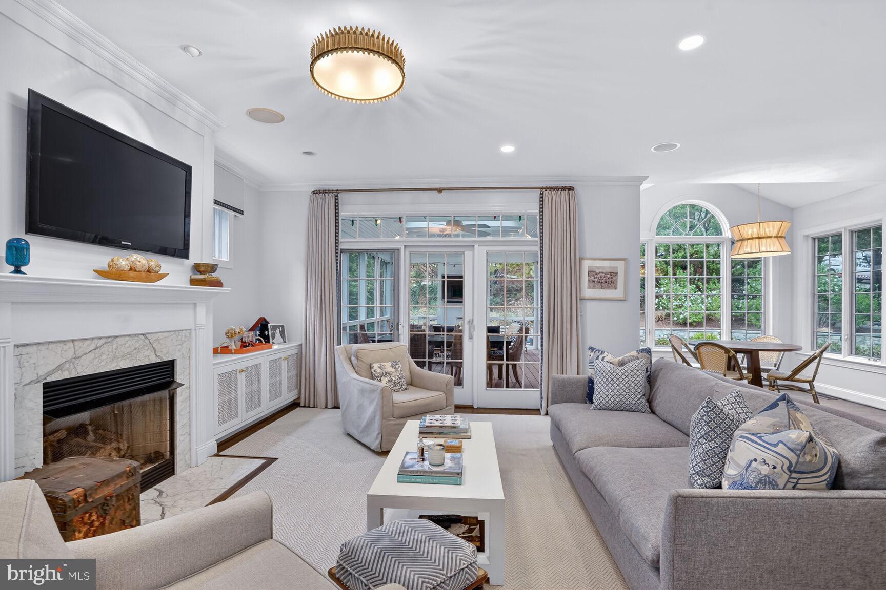 4837 W Street Northwest Washington, DC 20007 - Photo 20 of 59 Surround sound speakers in Fam rm