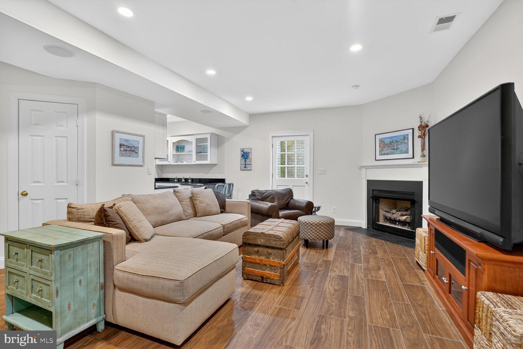 4837 W Street Northwest Washington, DC 20007 - Photo 40 of 59 Large fully finished lower level with 9' ceilings