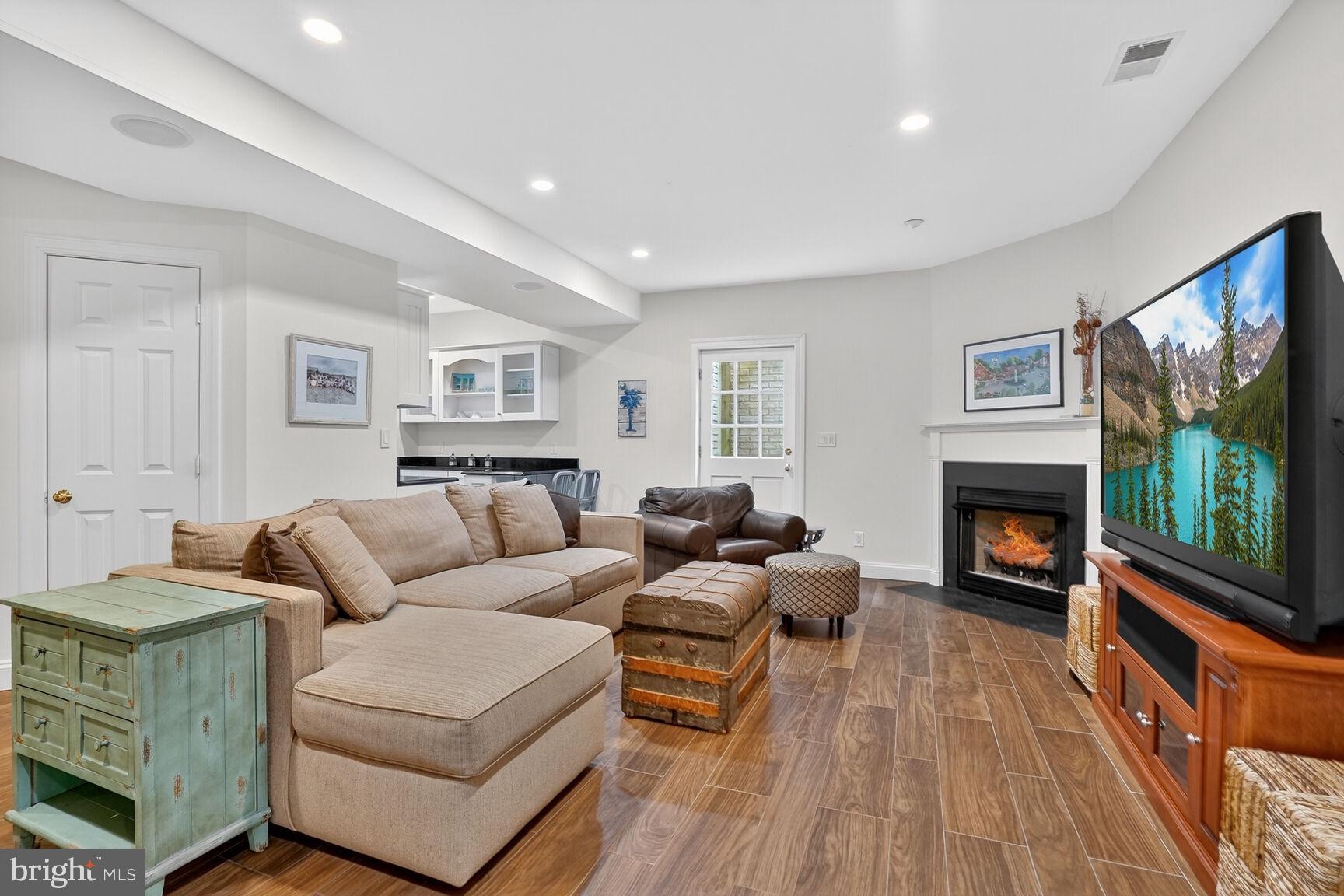 4837 W Street Northwest Washington, DC 20007 - Photo 45 of 59 Large fully finished lower level with 9' ceilings